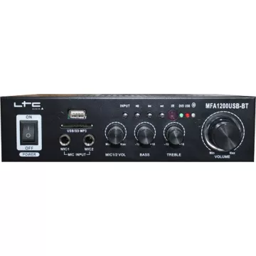 Zosilňovač LTC audio MFA-1200USB-BT-BL