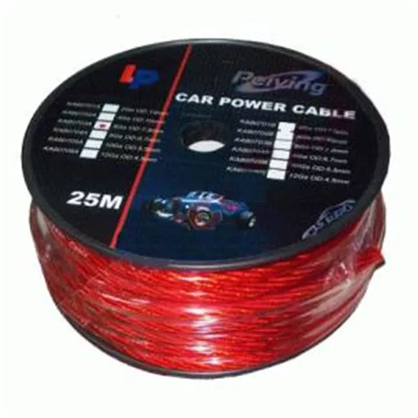 Kábel napájací KAB0706A pre auto 4,5mm  (25m) CU