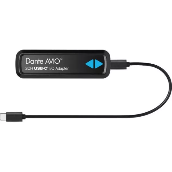 Dante® AVIO USB adaptér ADP-USBC-2X2 na zapojenie PC alebo mobilného zariadenia k audio sieti