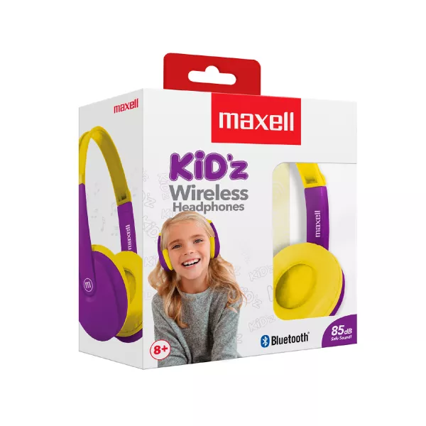 Bluetooth detské slúchadlá Maxell HP-BT350, farebné