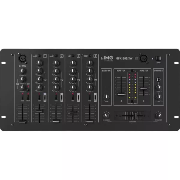 Stereo DJ mixér Monacor MPX-205/SW