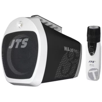 Prenosný MP3 FM zosilňovač s bezdrôtovým mikrofónom JTS WA-35