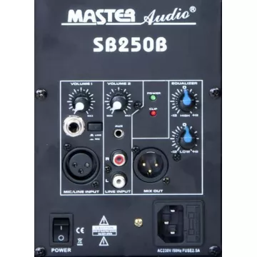 Aktívna reprosústava Master audio SB250B, 200W